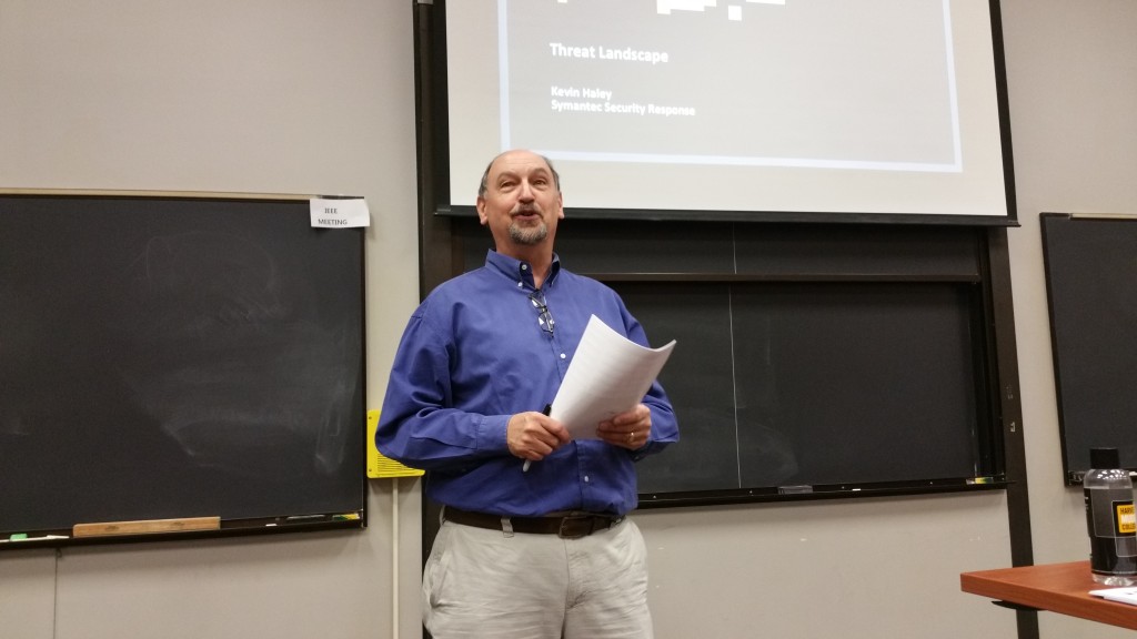 Bill Grist introduces threat presentation